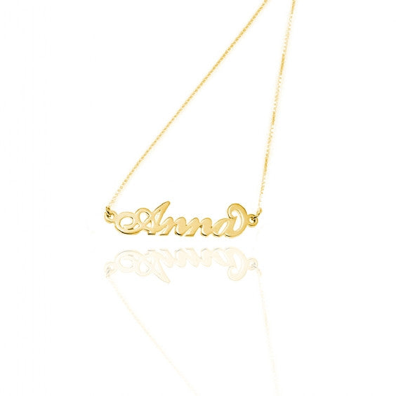 14kt Solid Gold Name Necklace