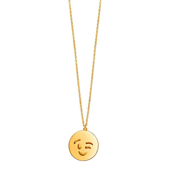 Swarovski Humorist LOL and 3D-look smiling face Emoji 2024 Pendant necklace Set