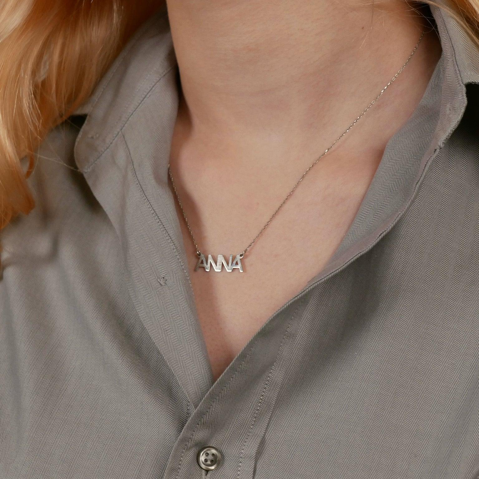 Capital Name Necklace Anna Lou of London